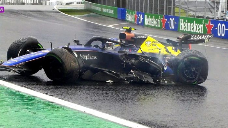 Franko Kolapinto avārija Brazīlijā. Foto: f1.com