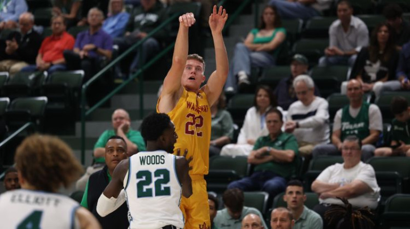 Renārs Sondors. Foto: ULM Men's Basketball