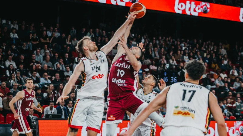 Rihards Lomažs 2024. gada 25. novembrī. Foto: FIBA