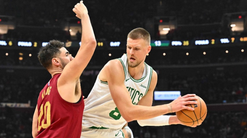 Kristaps Porziņģis. Foto. Getty Images via AFP/Scanpix