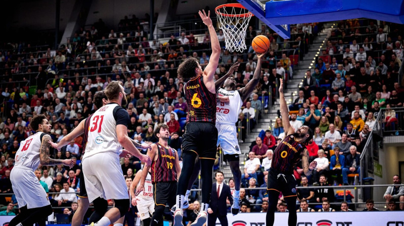 Mirklis no Nimburkas un Stambulas "Galatasaray" spēles. Foto: FIBA