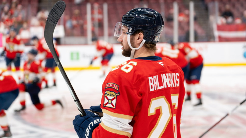 Uvis Balinskis. Foto: Florida Phanters