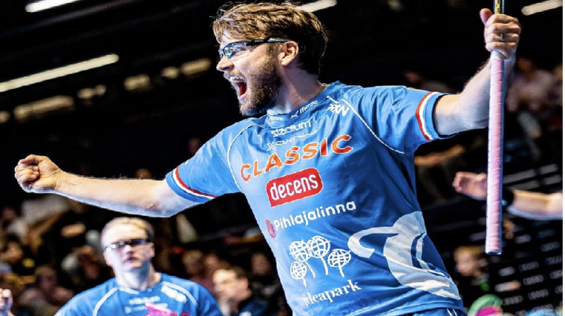 Niko Salo sekmēja "Classic" komandas panākumu, foto: SC Classic