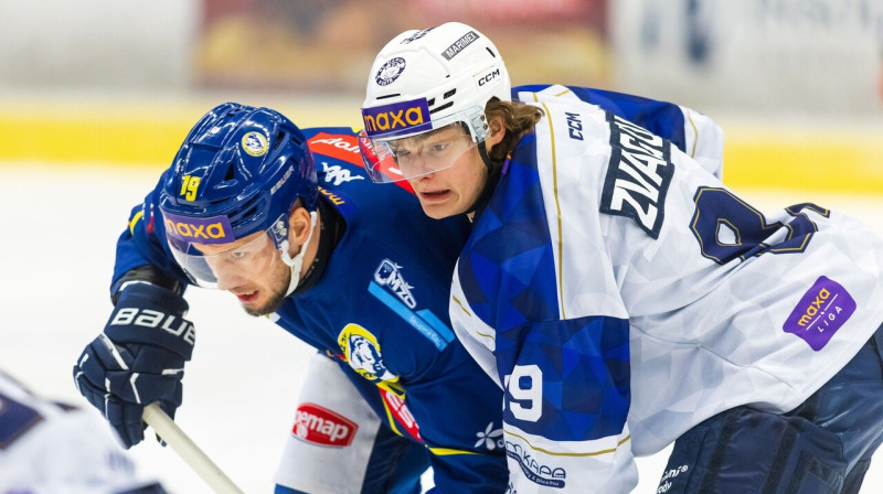 Kristers Zvagulis cīņā iemetiena laikā. Foto: Michal Struž/SC Kolín