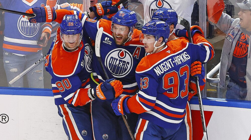 "Oilers" hokejisti. Foto IMAGN IMAGES/Scanpix