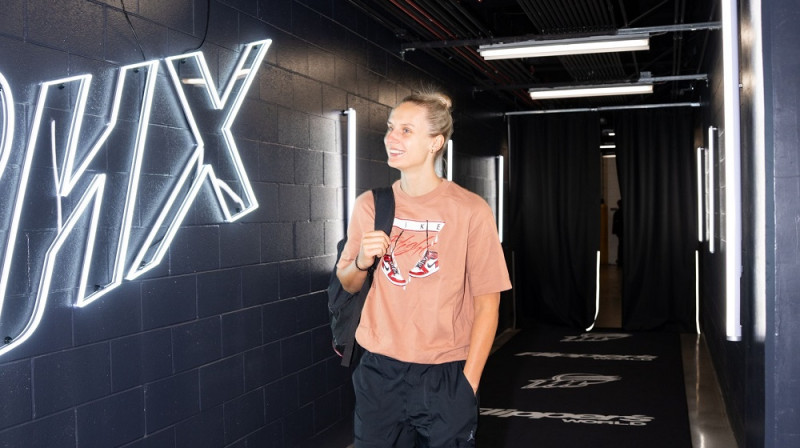 Kitija Laksa 2025. gada 25. maijā. Foto: Phoenix Mercury