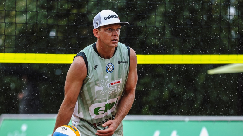 Jānis Šmēdiņš. Foto: Artūrs Stiebriņš, volejbols.lv