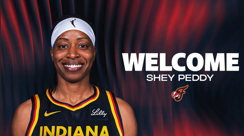 Šeja Pedija. Kolāža: Indiana Fever