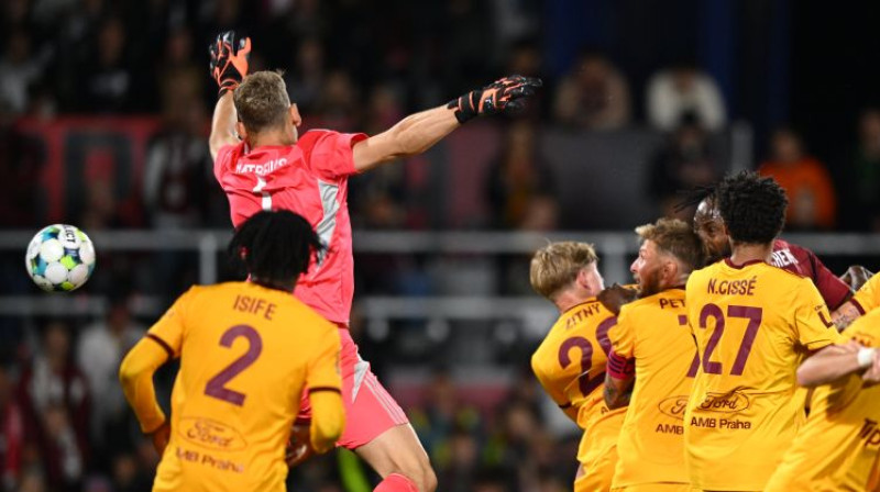 Emmanuels Učenna izrauj uzvaru. Foto: AC Sparta Praha