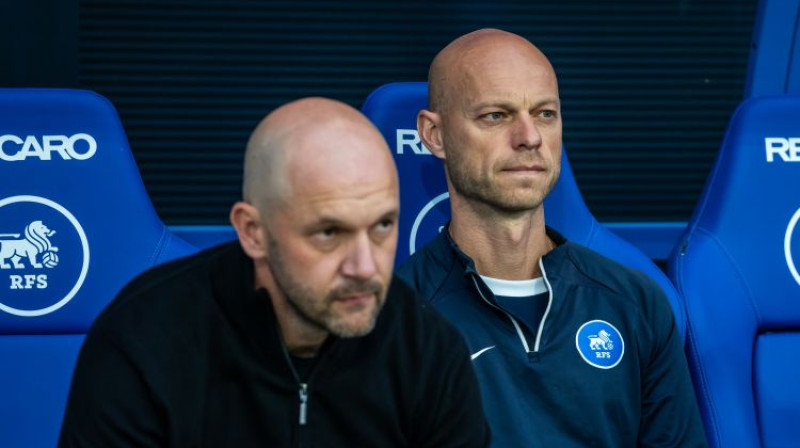 Viktors Morozs un Vladimirs Žavoronkovs. Foto: Sanita Sparāne/RFS