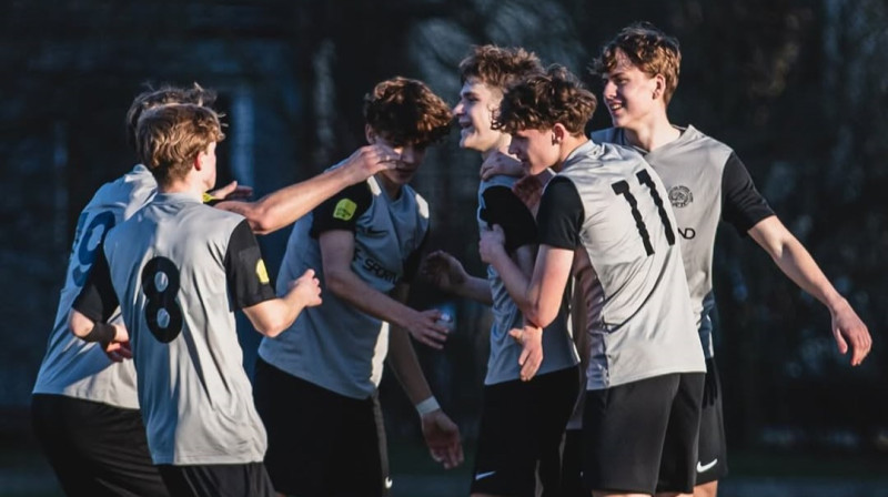 Skanstes komandas futbolisti. Foto: Skanstes SK