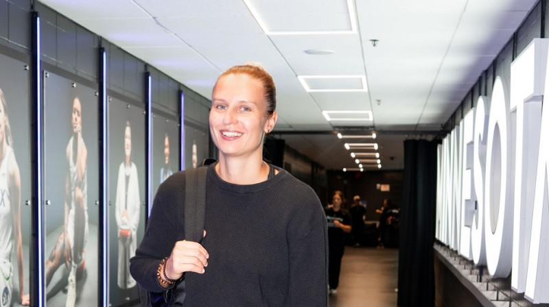 Kitija Laksa 2025. gada 21. septembrī. Foto: Phoenix Mercury