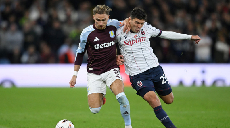 "Aston Villa" pret "Bologna". Foto: Reuters/Scanpix
