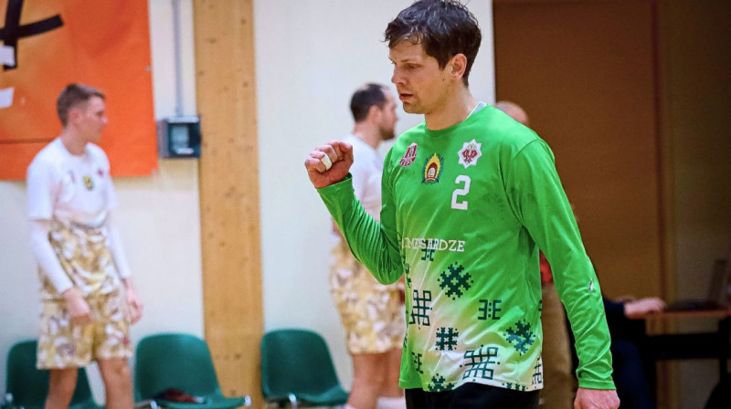 Vārtsargs Raitis Puriņš. Foto: Arvi Sirms