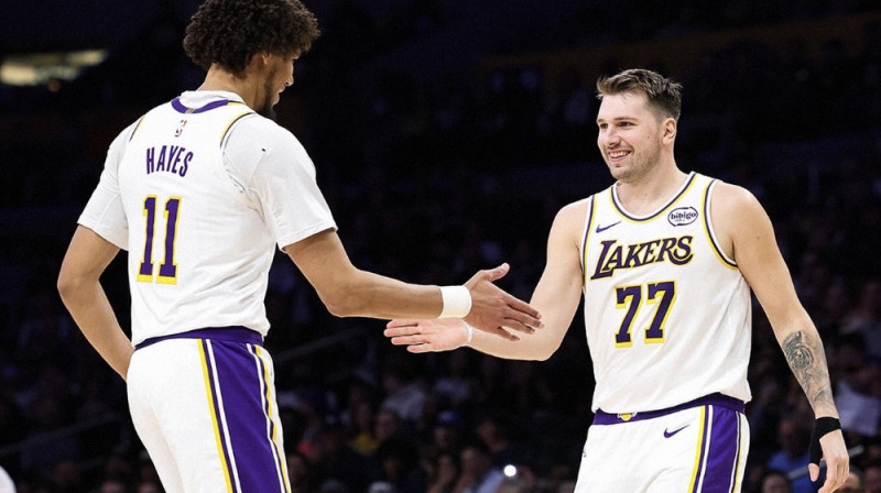 Luka Dončičs. Foto: Los Angeles Lakers