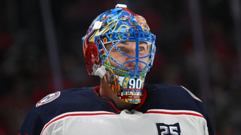 Elvis Merzļikins. Foto: AP/Scanpix