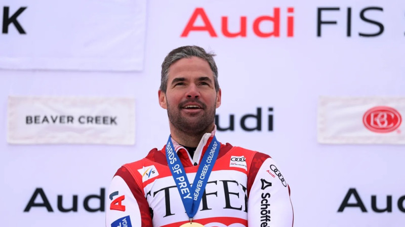 Vincents Krihmairs.Foto: FIS/ActionPress/Matan Coll.