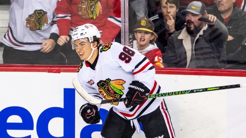 Konors Bedārds. Foto: Chicago Blackhawks