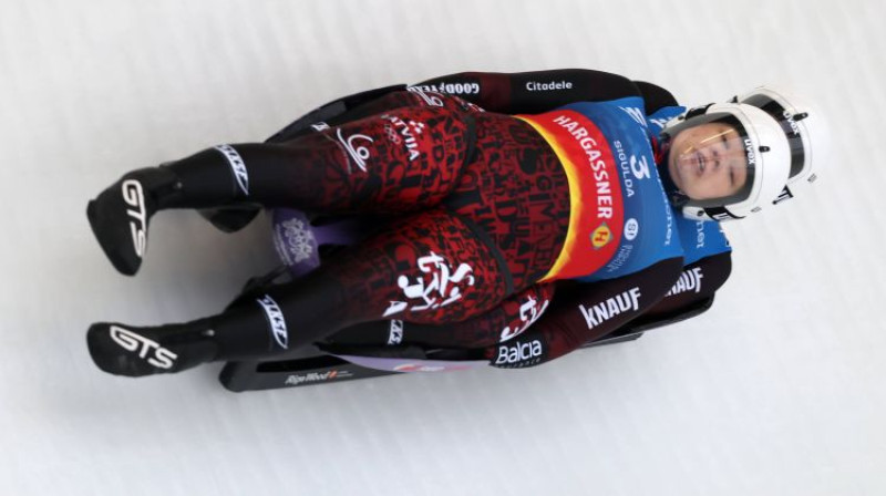 Marta Robežniece un Kitija Bogdanova. Foto: imago/Romāns Kokšarovs/Scanpix