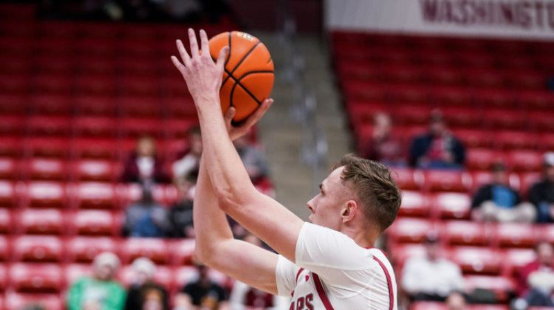Rihards Vāvers. Foto: Washington State Men's Basketball