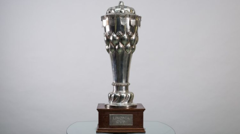 Livonijas kauss. Foto: LFF