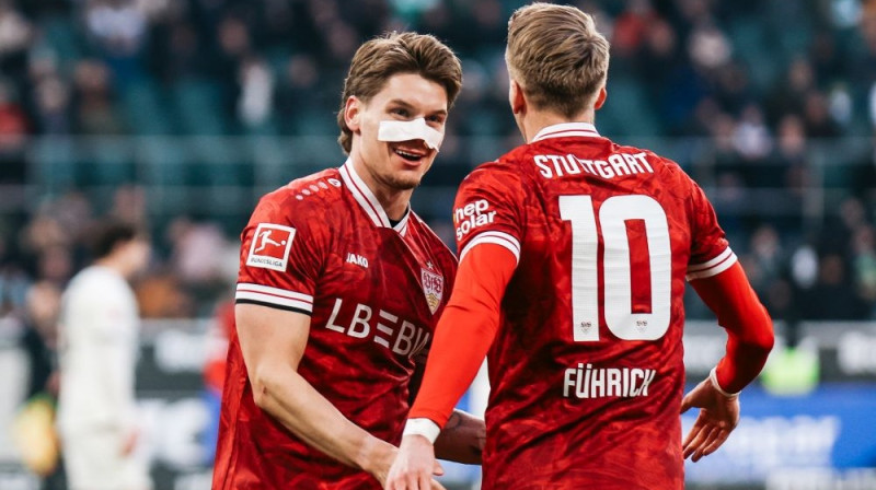 "Stuttgart" futbolisti Foto: DPA/Scanpix