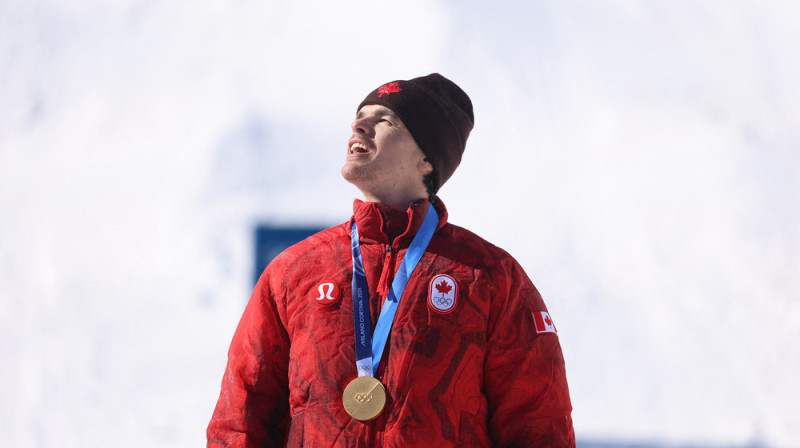 Frīstaila slēpotājs Mikaels Kingsberijs. Foto: REUTERS/Hannah Mckay/Scanpix