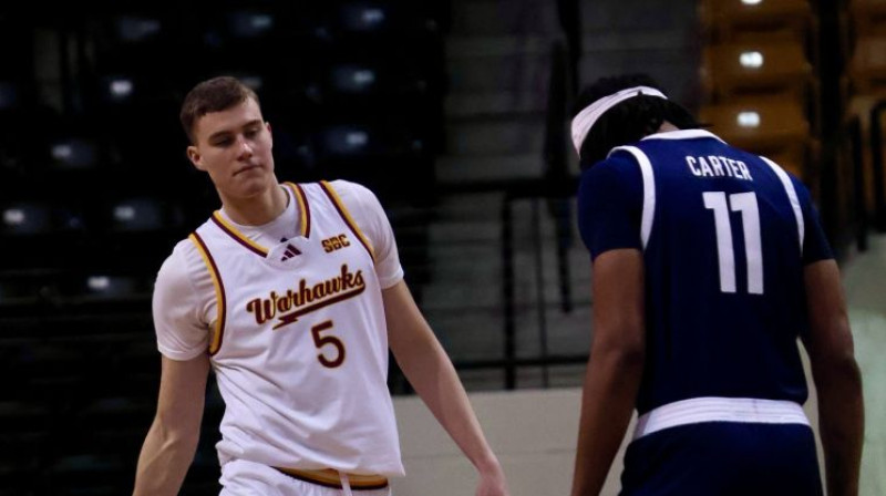 Renārs Sondors. Foto: ULM Men's Basketball