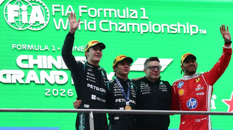 Rasels, Antonelli, Boningtons un Hamiltons. Foto: REUTERS/Jakub Porzycki