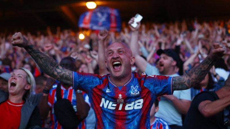 "Crystal Palace" fans. Foto: Reuters/Scanpix