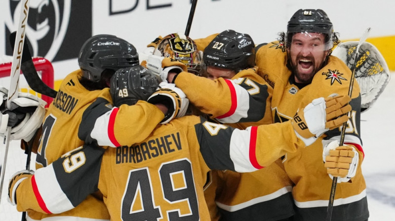 "Golden Knights" hokejisti. Foto: Reuters/Scanpix