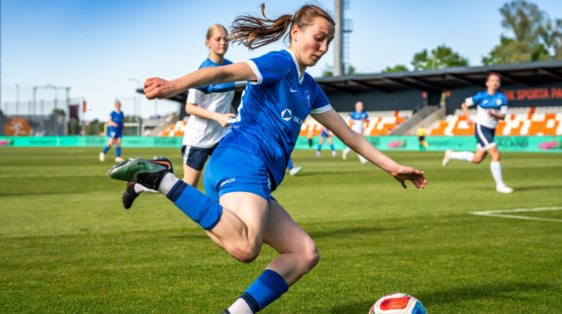 RFS spēlētāja Anastasija Čemirtāne. Foto: Sanita Ieva Sparāne/FK RFS
