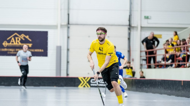 Matīss Celms, foto: Jānis Lārmanis, Floorball.lv