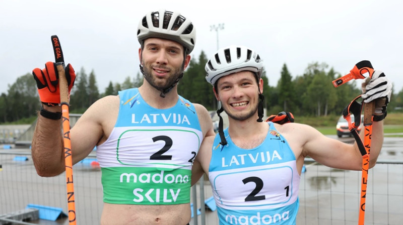 Raimo Vīgants un Lauris Kaparkalējs. Foto: A.Veckalniņš.