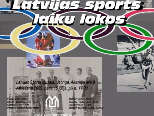 Notiks izstāde "Latvijas sports laiku laikos''