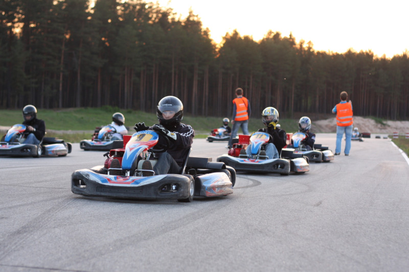 Trešdien notiks "Openkart Night Race" kartinga sacensības