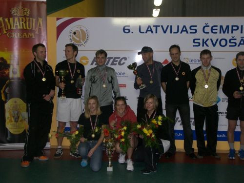 Latvijas skvoša čempionu noskaidrošana tuvojas