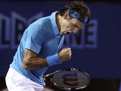 Federers sarūgtina Austrāliju un Hjūitu