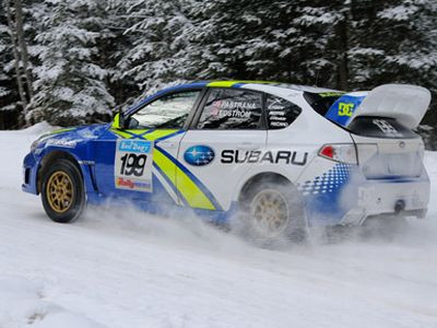 "Sno*Drift" rallijā uzvar Pastrana, Bloks izstājas