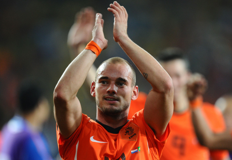 Nīderlandes un Brazīlijas spēles pirmie vārti ieskaitīti Sneijderam