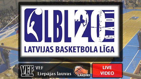 19:30 "VEF Rīga" - "Liepājas lauvas"