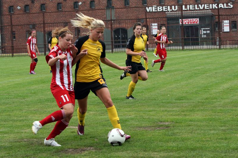 Liepājas futbolistes Čempionu līgā debitē ar 0:12