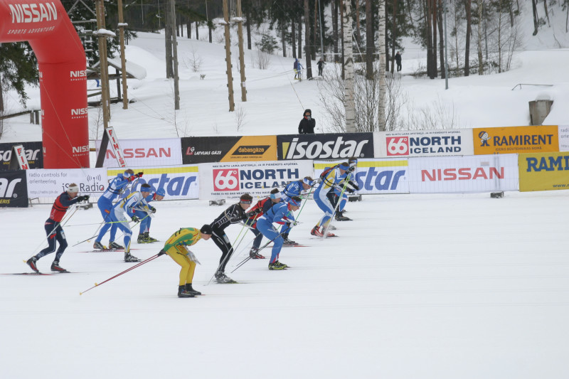 Eiropas čempionāts ziemas orientēšanās beidzas ar veiksmīgu stafeti Latvijai