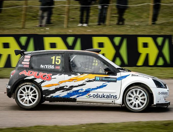 Nitišs Eiropas rallijkrosa čempionātā labo Latvijas rekordu