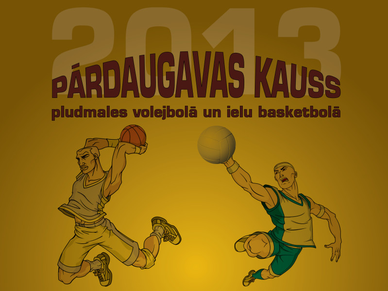 Piedalies "Pārdaugavas kausa" izcīņā pludmales volejbolā un ielu basketbolā