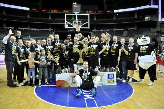 VEF Rīga – trīskārtējie Latvijas čempioni