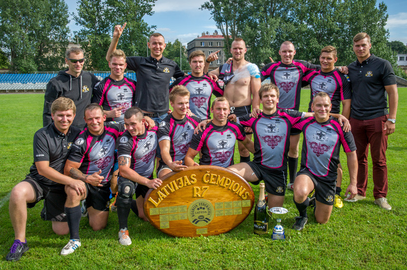 ''Huracan/Livonia'' - 2014. gada Latvijas čempioni regbijā 7