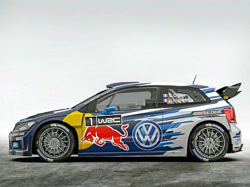 "Volkswagen" prezentējuši WRC auto ar jaunu krāsojumu un unikālu ātrumkārbu