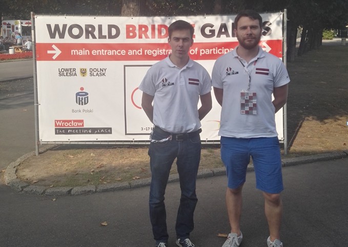 Rubins un Lorencs finišē 12.vietā pasaules čempionātā bridžā.