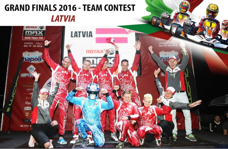 Latvijas kartinga komanda startē Rotax kartinga pasaules finālā